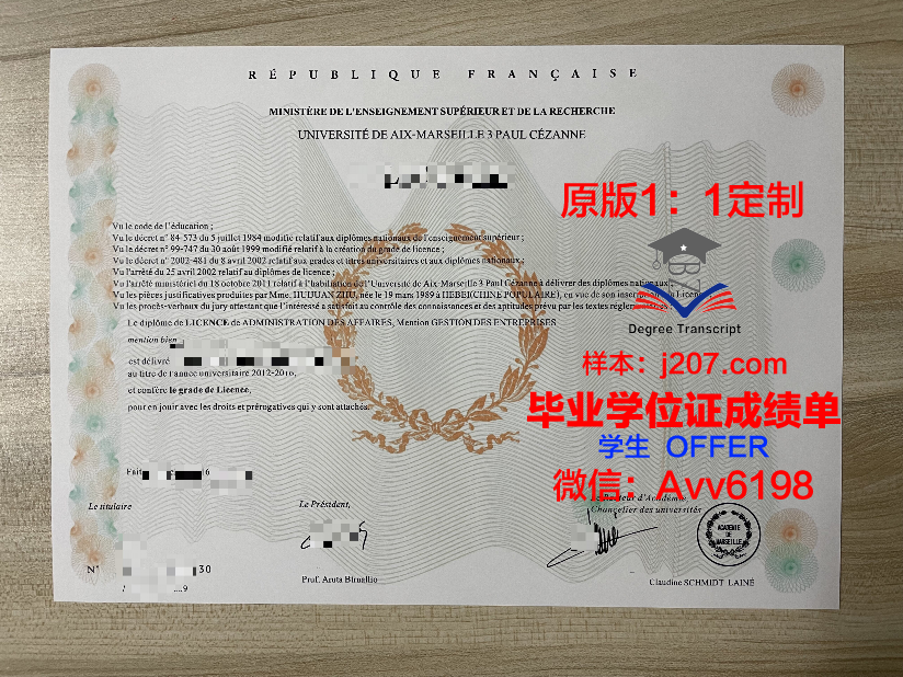 马赛中央理工学院学位证书(马赛中央理工大学怎么样)