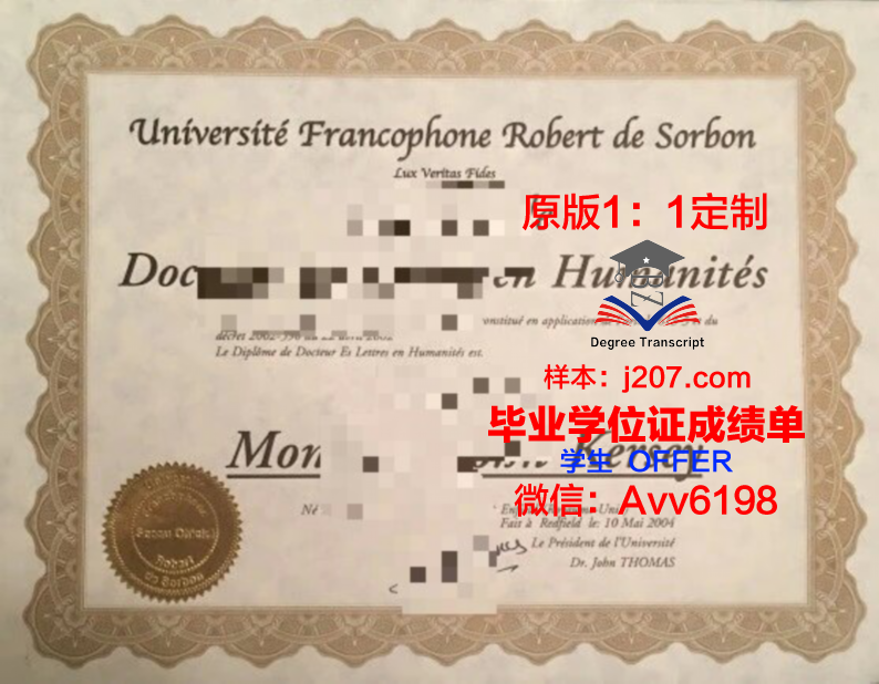 罗伯特莫里斯大学毕业证图片