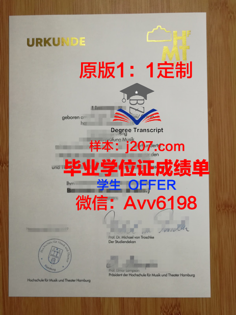 汉堡应用技术大学毕业文凭