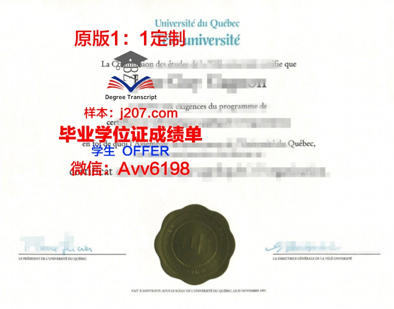 高布林图像学院硕士毕业证书样本