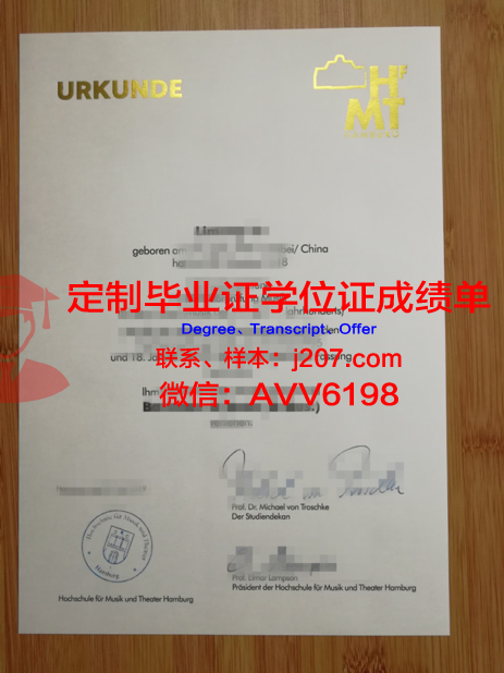 汉堡工业大学毕业证长什么样(汉堡工业大学世界排名)