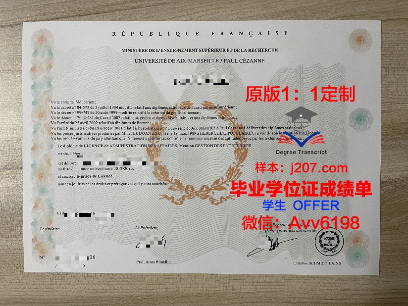 马赛-地中海高等艺术与设计学院毕业证封面(马赛地中海文化博物馆)