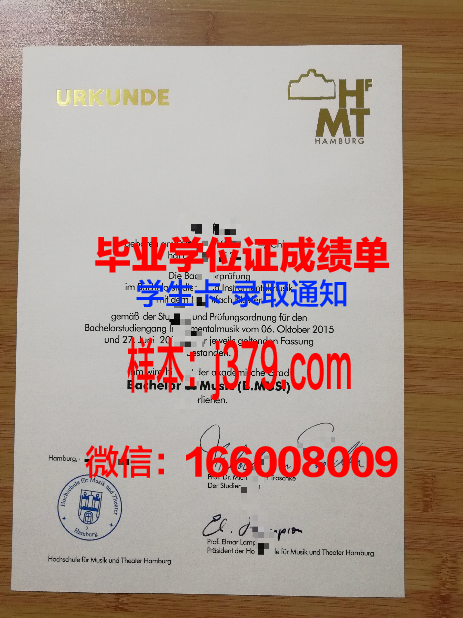 汉堡大学毕业证壳子(汉堡大学入学条件)