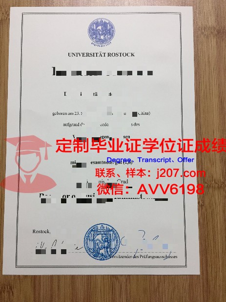 罗斯托克大学毕业证原版(罗斯托克音乐和戏剧学院官网)