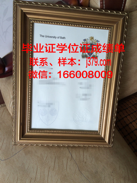 巴斯大学硕士（研究生）毕业证 University of Bath diploma