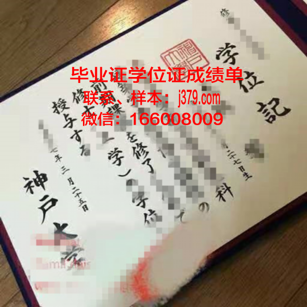 神户医疗福祉大学毕业证定制：品质与信誉的象征