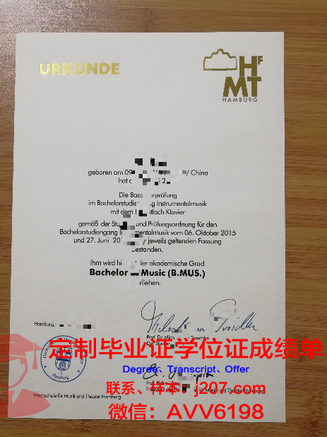 汉堡工业大学博士毕业证书(德国汉堡大学读博)