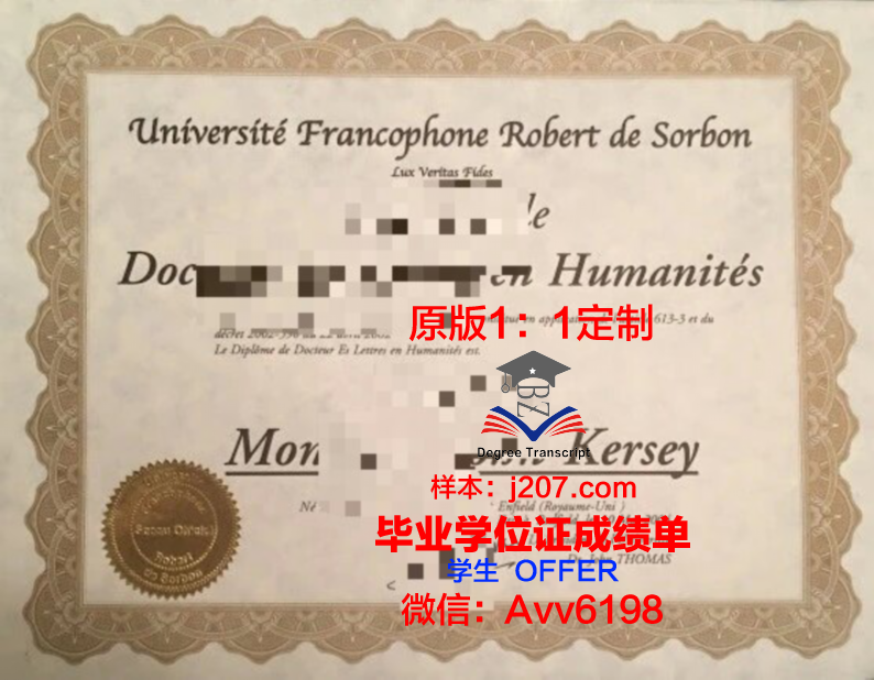 罗伯特莫里斯大学(月亮镇)毕业证图片