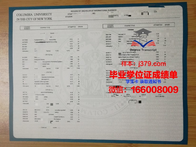 巴黎市工业物理化学学院成绩单：探索科学之光的摇篮