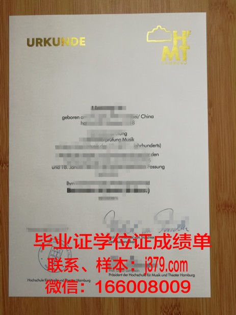 汉堡品牌应用技术大学学位证(汉堡应用技术大学好吗)
