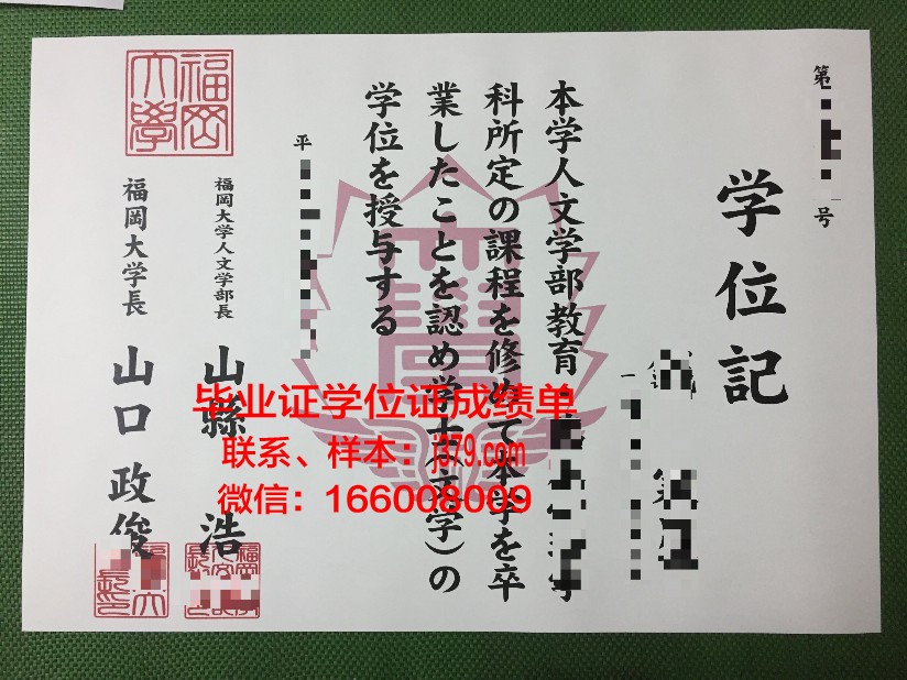 福冈国际学院毕业证diploma