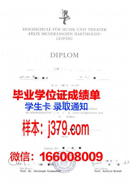 莱比锡音乐和戏剧学院研究生毕业证(莱比锡大学硕士专业)