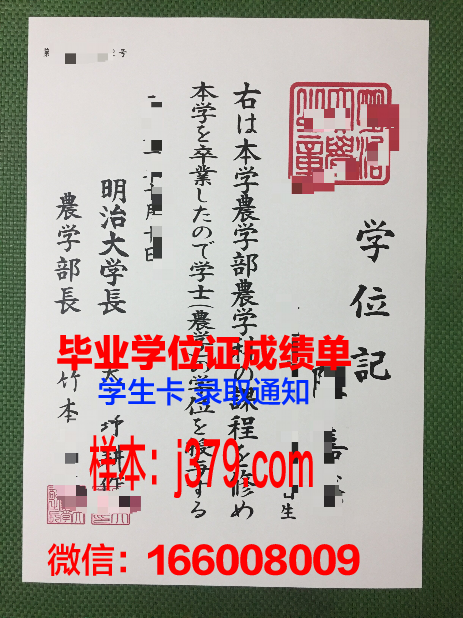 明治大学毕业证：跨越时空的荣耀与使命