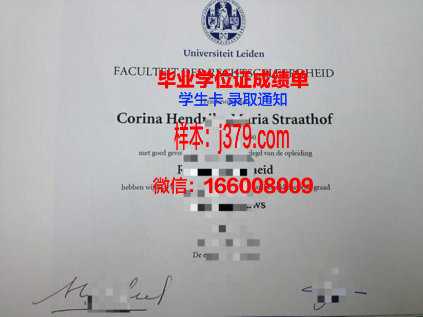 莱顿大学毕业证案例(莱顿大学留学)