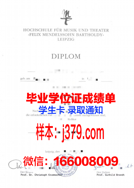 莱比锡HHL管理学院毕业证书模板(莱比锡大学哲学系)