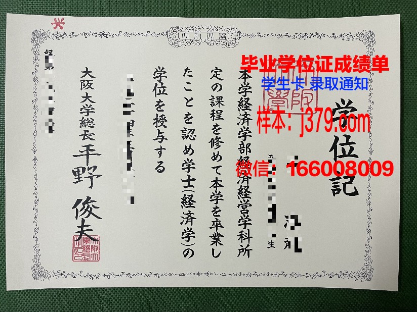 大阪市立大学毕业证是什么样子(大阪市立大学修士)