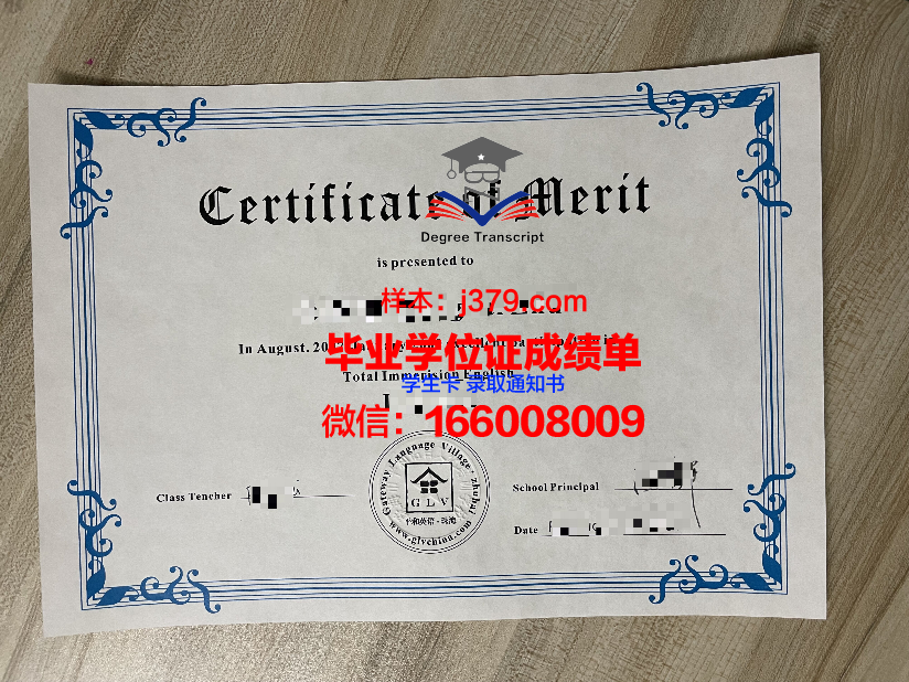 大田保健大学研究生毕业证书