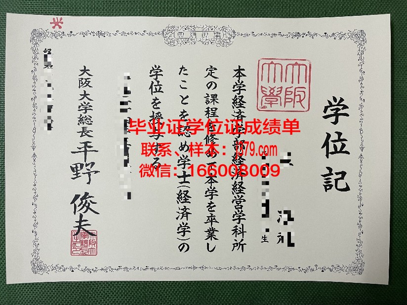 大阪经济法科大学毕业证是什么模样(大阪经济法学院)