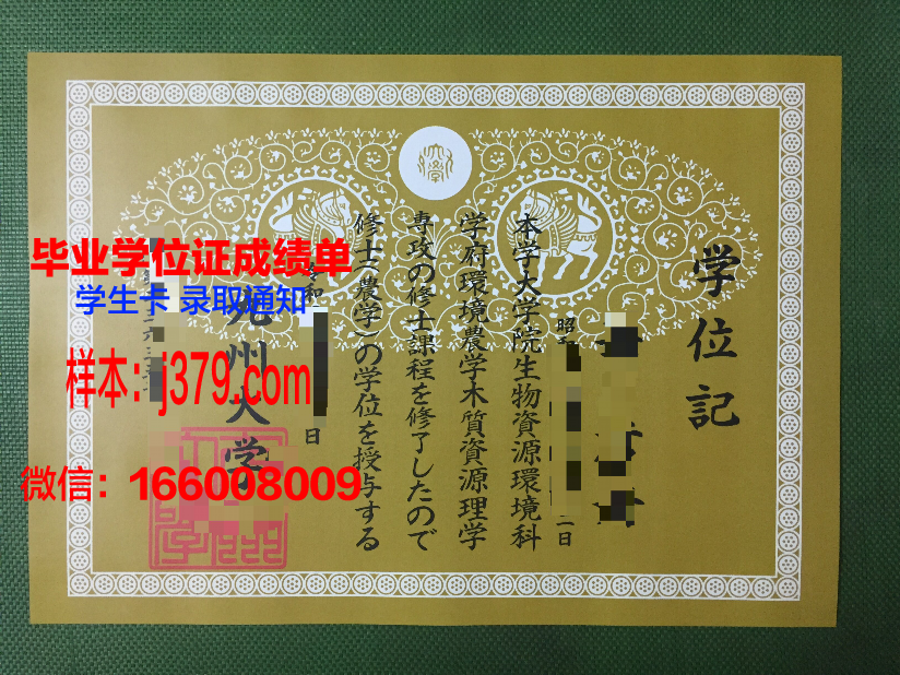 西九州大学毕业证