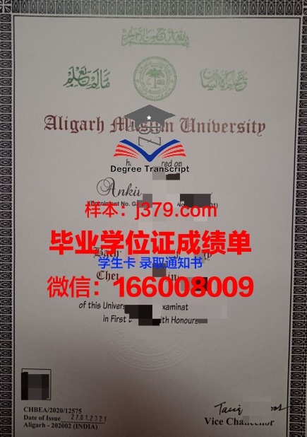 阿里格尔穆斯林大学毕业证定制：承载荣誉与梦想的精致艺术品