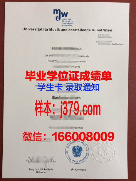 维也纳技术大学毕业证什么样子(维也纳大学毕业难度)