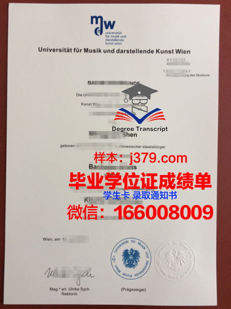 维也纳造型艺术学院博士毕业证(维也纳艺术学院校友)