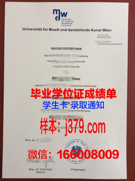 维也纳音乐与表演艺术大学毕业证图片(维也纳音乐与表演艺术大学有博士吗)