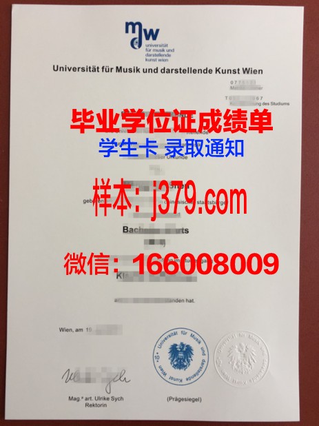 维也纳艺术学院毕业证(维也纳艺术学院毕业证图片)