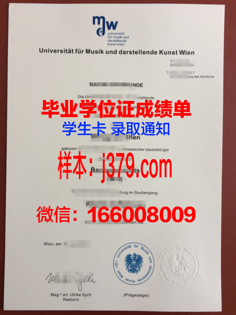 维也纳医科大学毕业证定制：传承与创新的碰撞