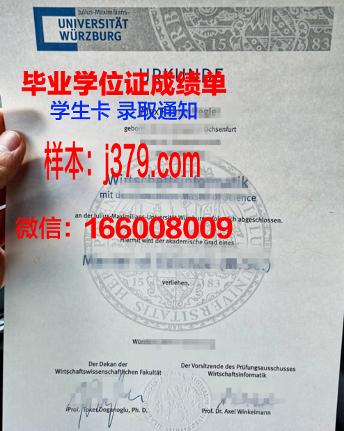 维尔茨堡音乐学院毕业证图片(维尔茨堡大学申请条件)