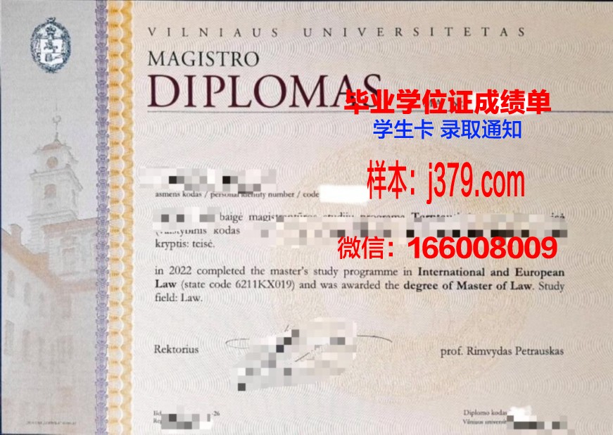 维尔纽斯格迪米纳斯技术大学毕业证成绩单：一份国际认可的学术凭证