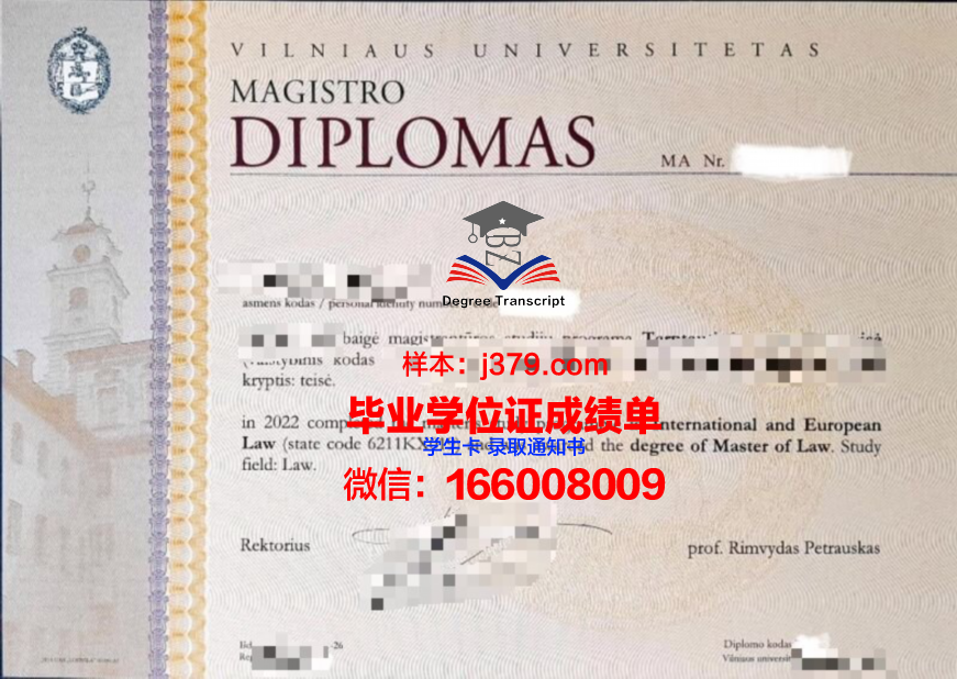 维尔纽斯艺术学院研究生毕业证(维尔纽斯大学专业)