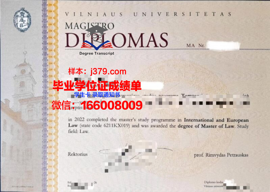 维尔纽斯工业大学毕业证：一张开启未来的通行证