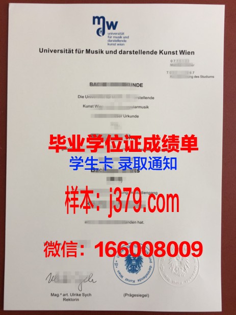 维也纳音乐与表演艺术大学毕业证学位证(维也纳音乐与表演艺术大学申请条件)