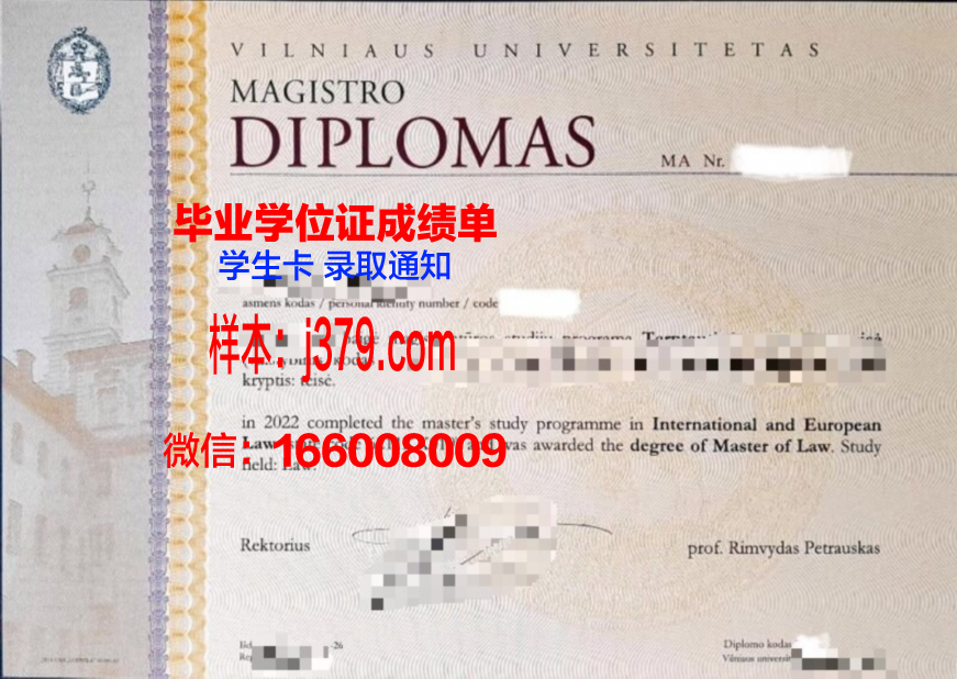 维尔纽斯格迪米纳斯技术大学毕业证成绩单：一份国际认可的学术凭证