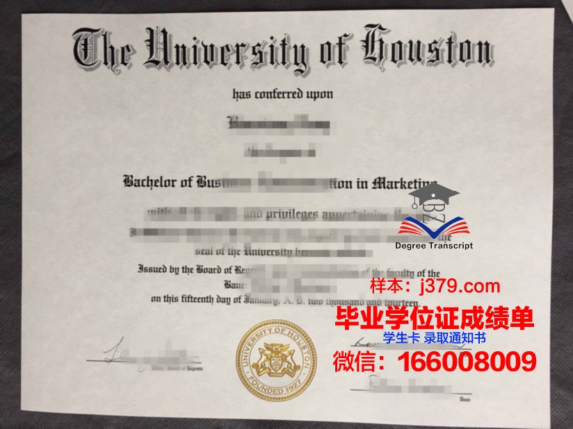雷明顿学院休斯顿分校毕业文凭