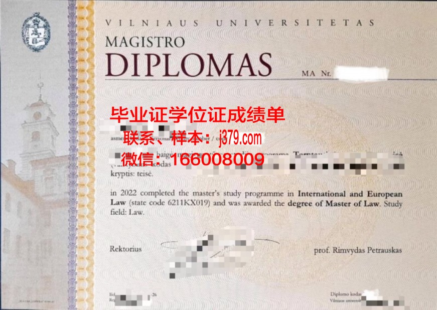 维尔纽斯格迪米纳斯技术大学博士毕业证书(维尔纽斯格迪米纳斯技术大学世界排名)